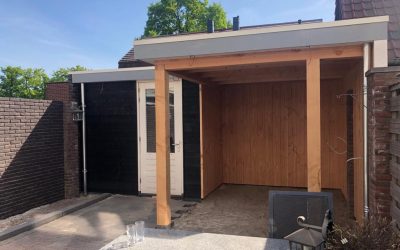 Veranda met berging in Putten, M. Mulder Bouw & Timmerwerken