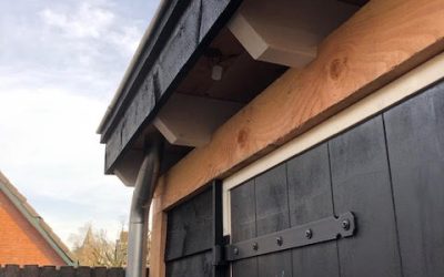 Douglas veranda met berging, M. Mulder Bouw & Timmerwerken